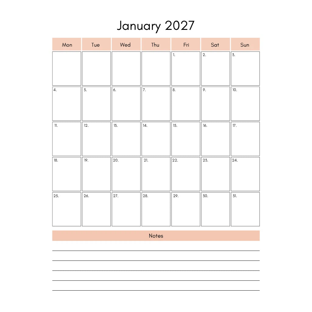 Daily Devotional and Faith Planner 2027