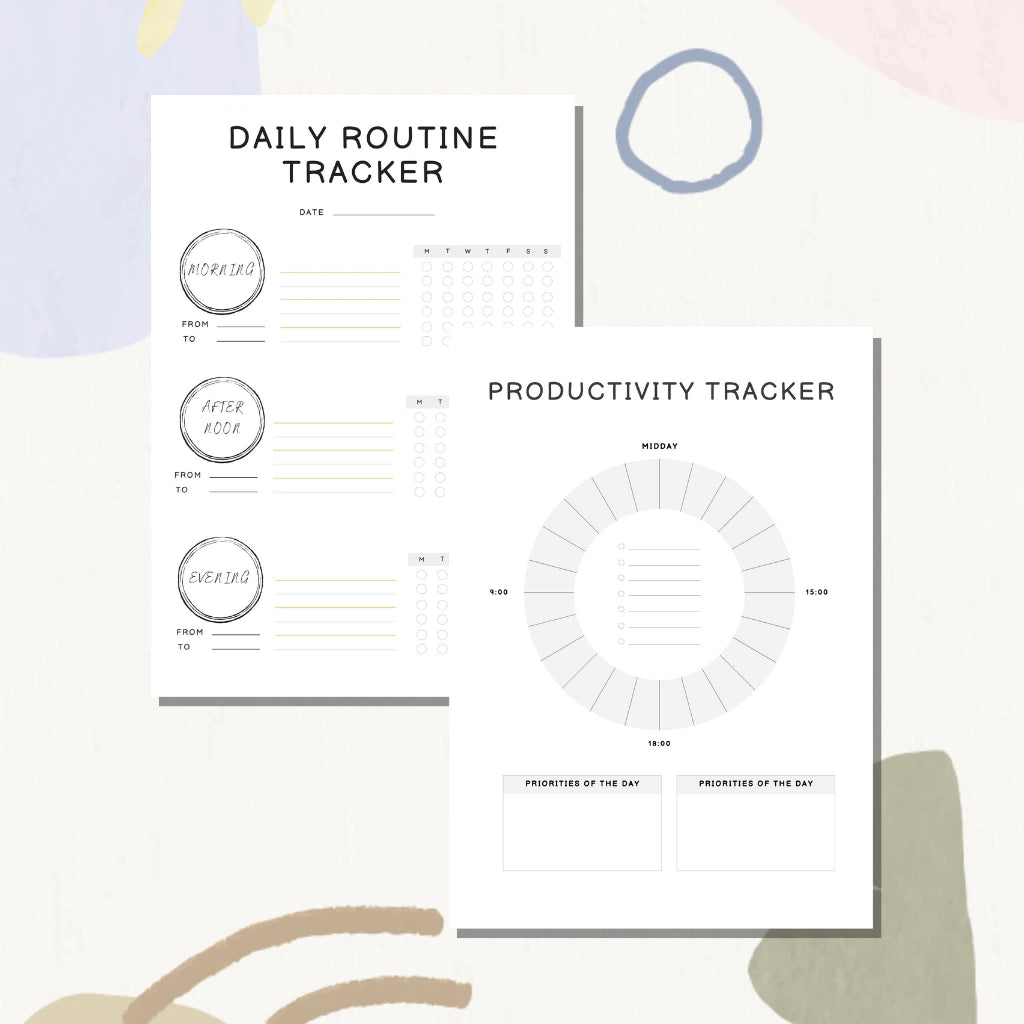 Daily & Monthly Tracker Canva
