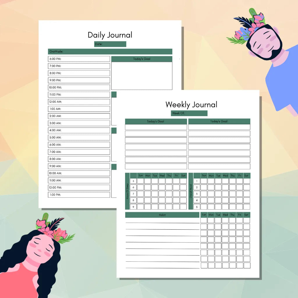 Daily & Weekly Wellness Planner