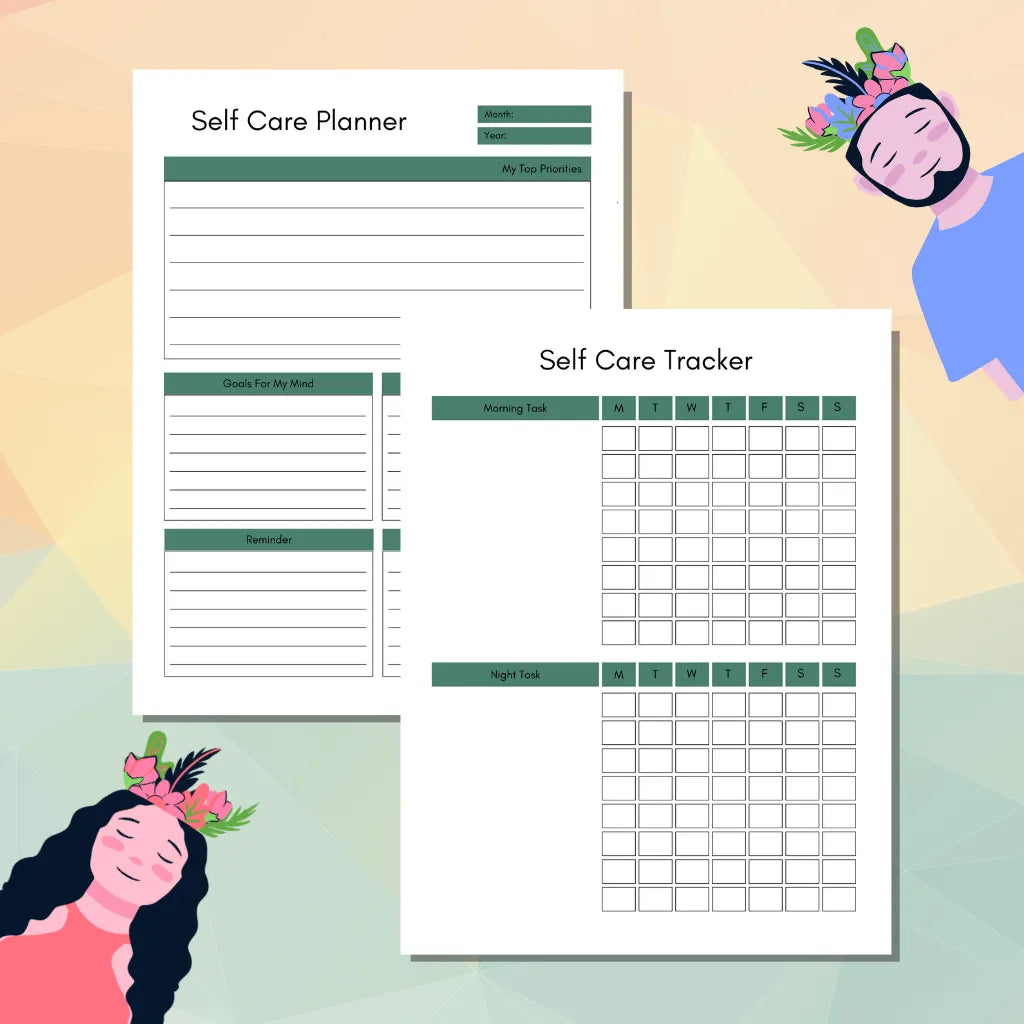 Declutter & Self Improvement Planner