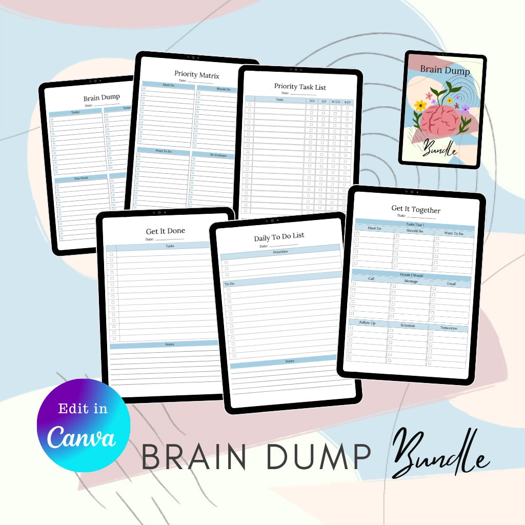 Digital Brain Dump Organizer