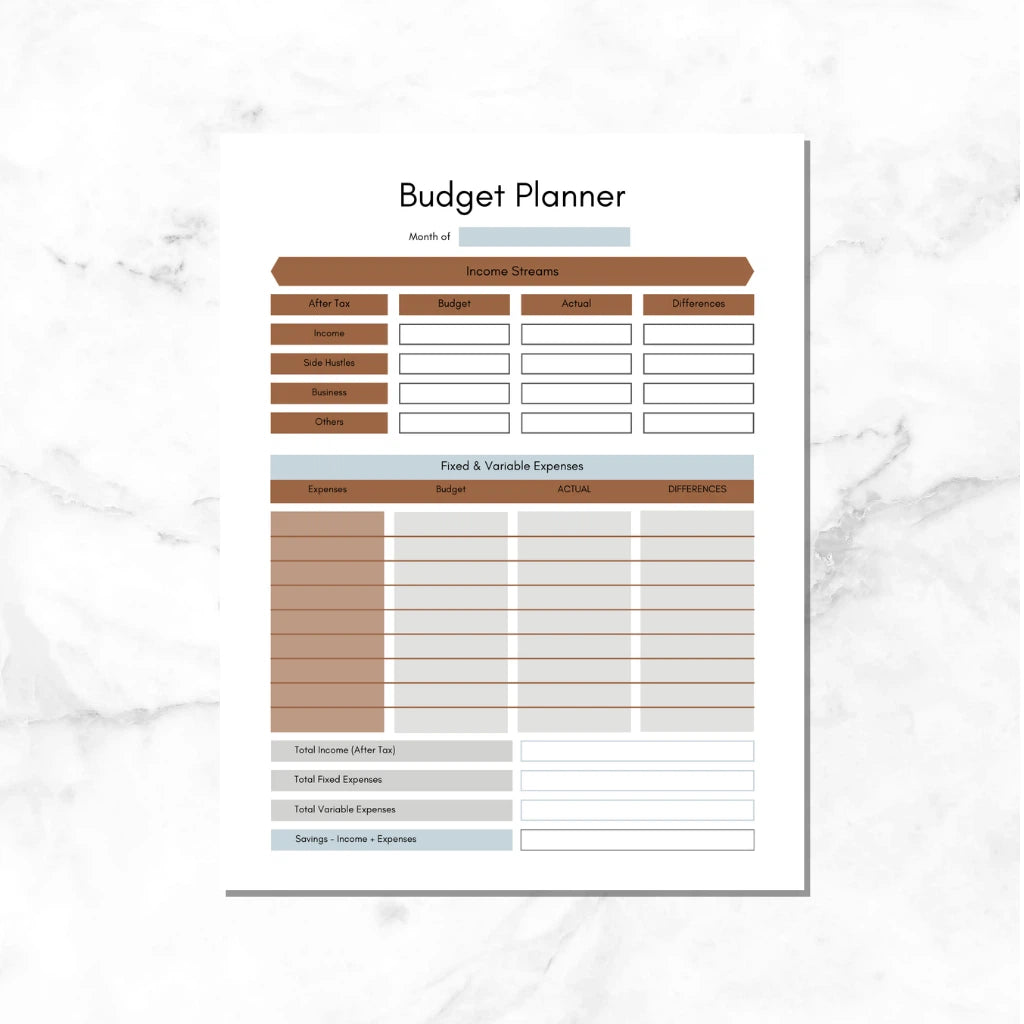 Digital Budget Binder Canva 2027