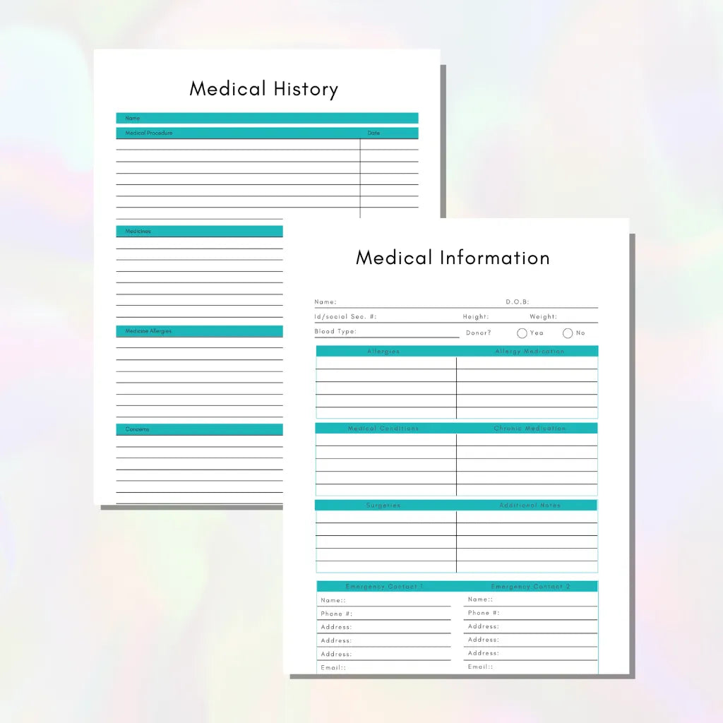 Digital Health Tracker Journal