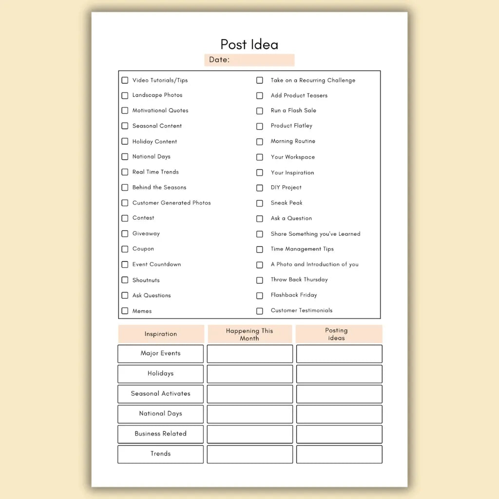 Digital Marketing Organizer Canva Template
