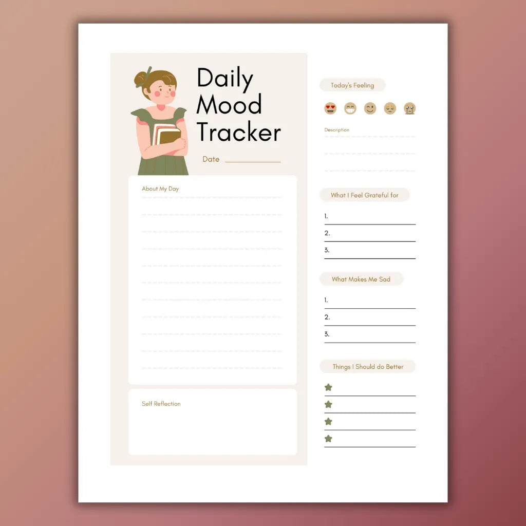 Digital Mood Tracker & Habit Planner