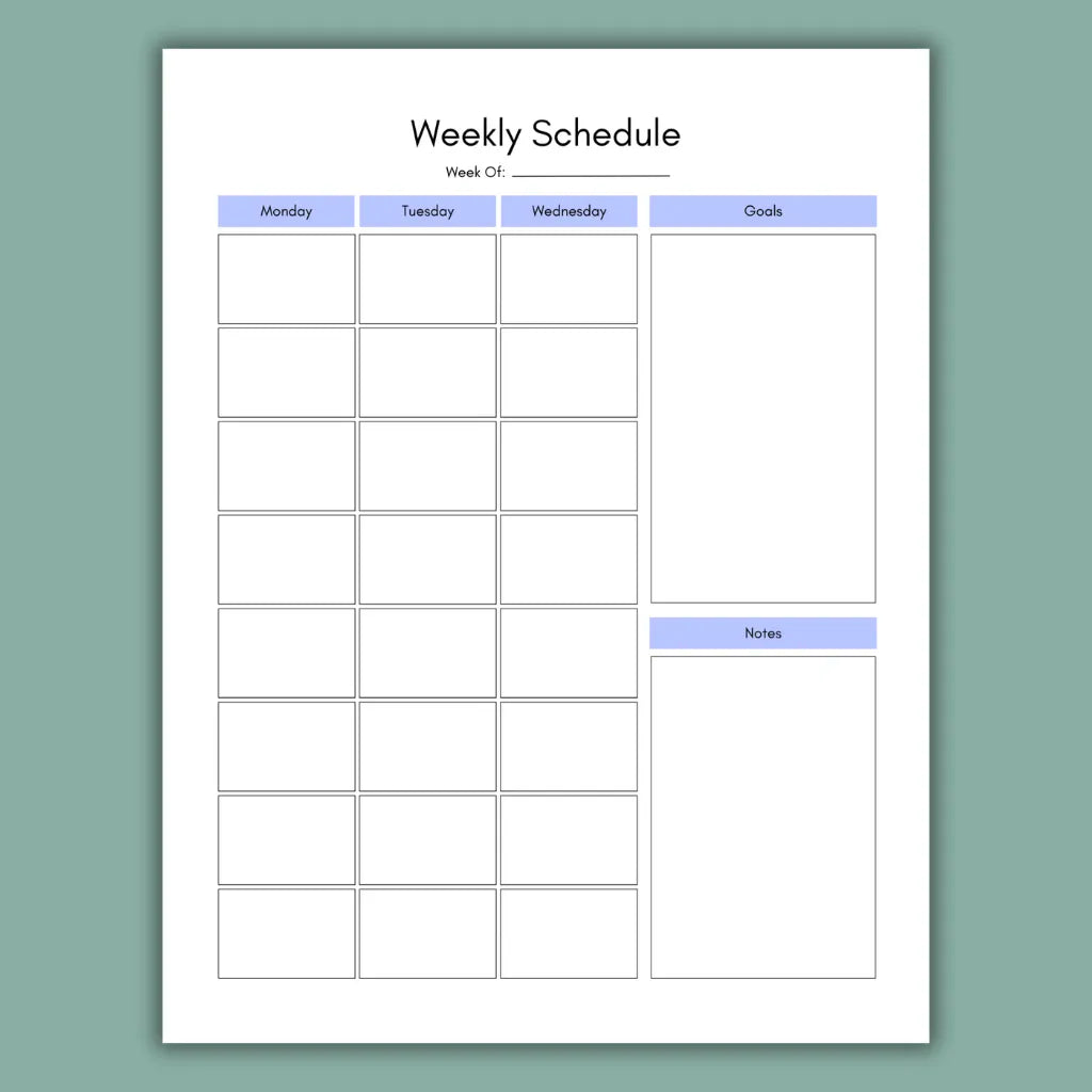 Digital Productivity Planner Canva