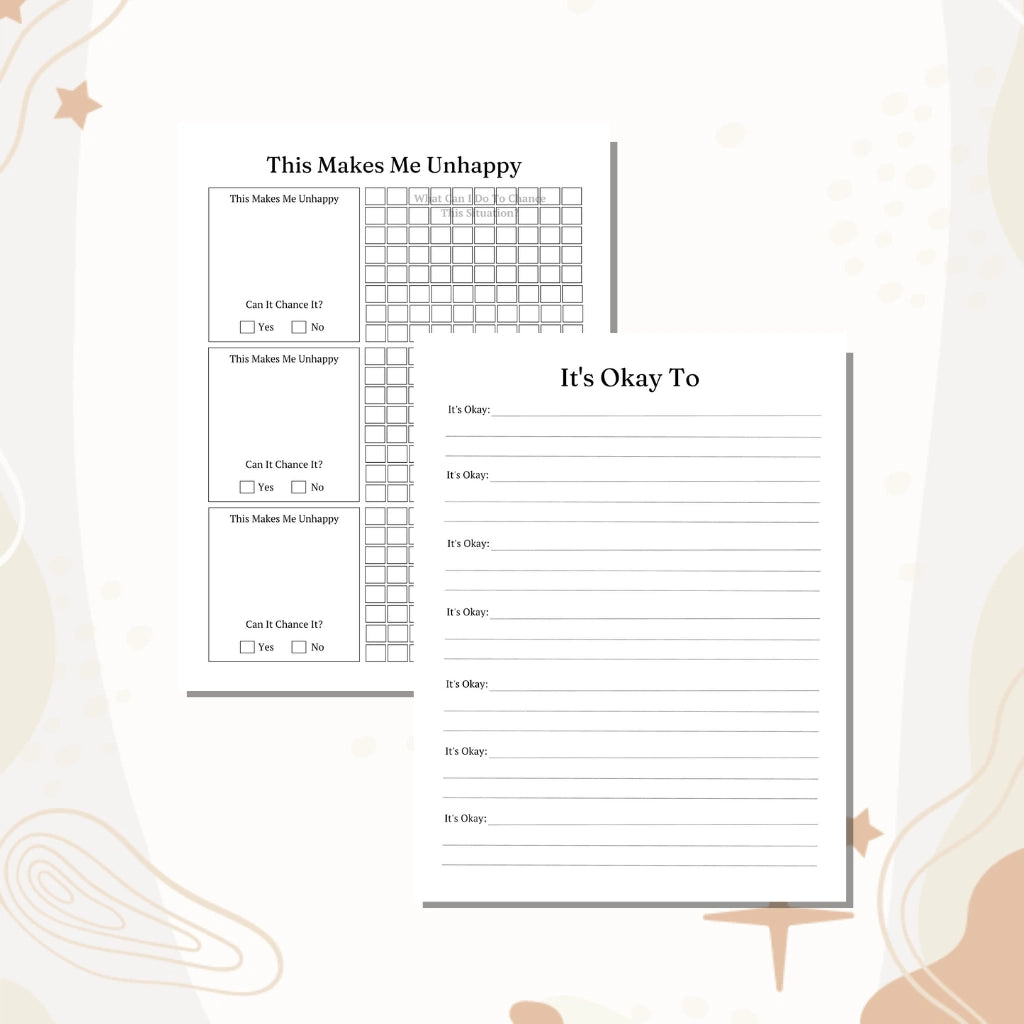 Digital Self Care Calendar & Tracker