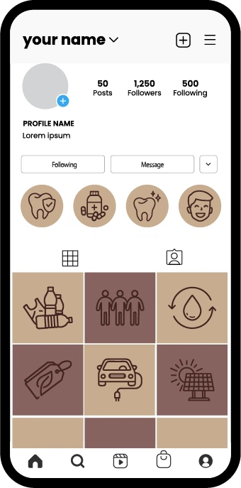 Eco-Friendly Story Highlight Covers for Instagram