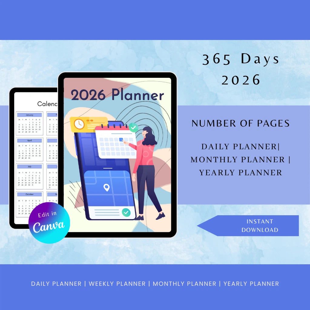 Editable 2026 Calendar Template