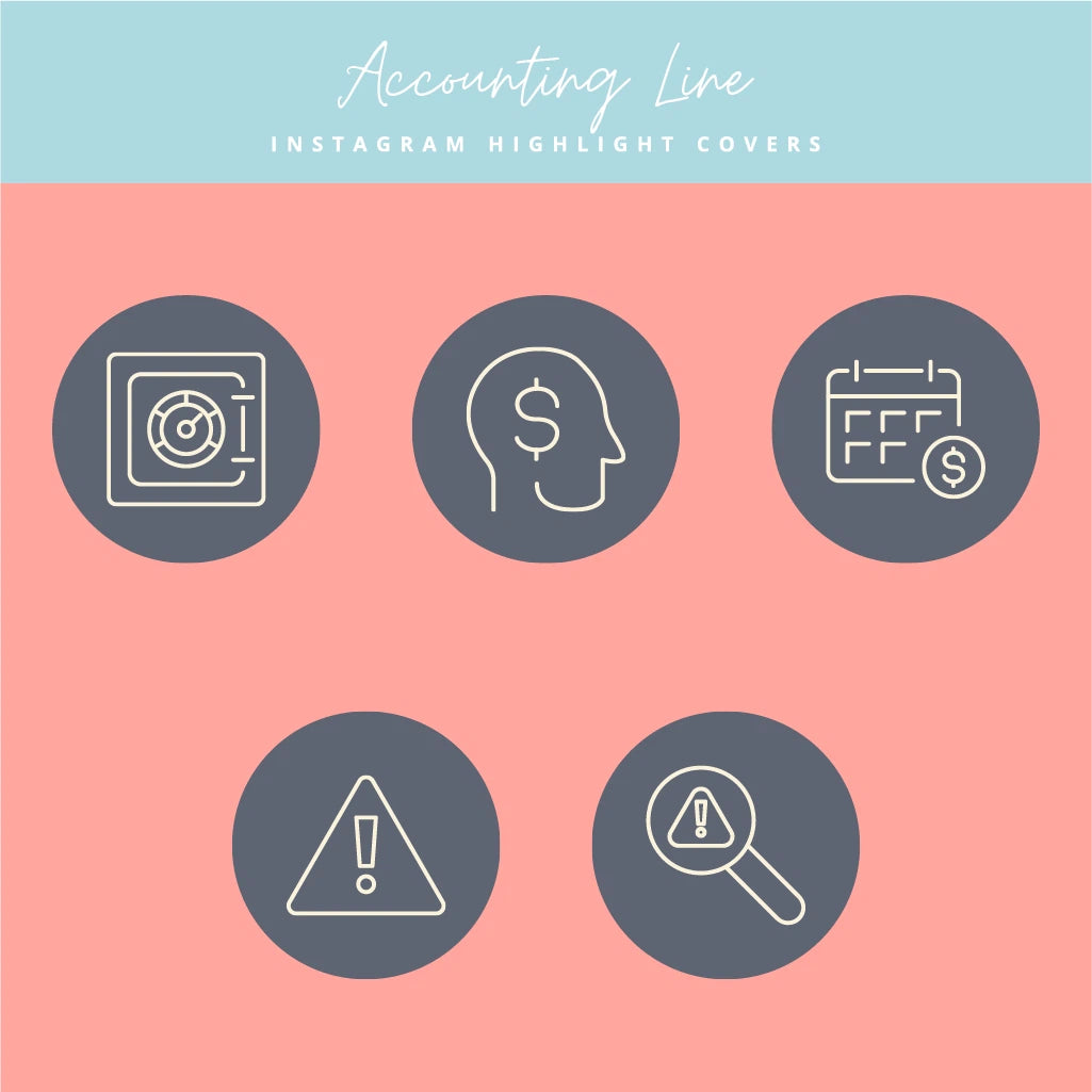 Editable Accounting Instagram Highlights
