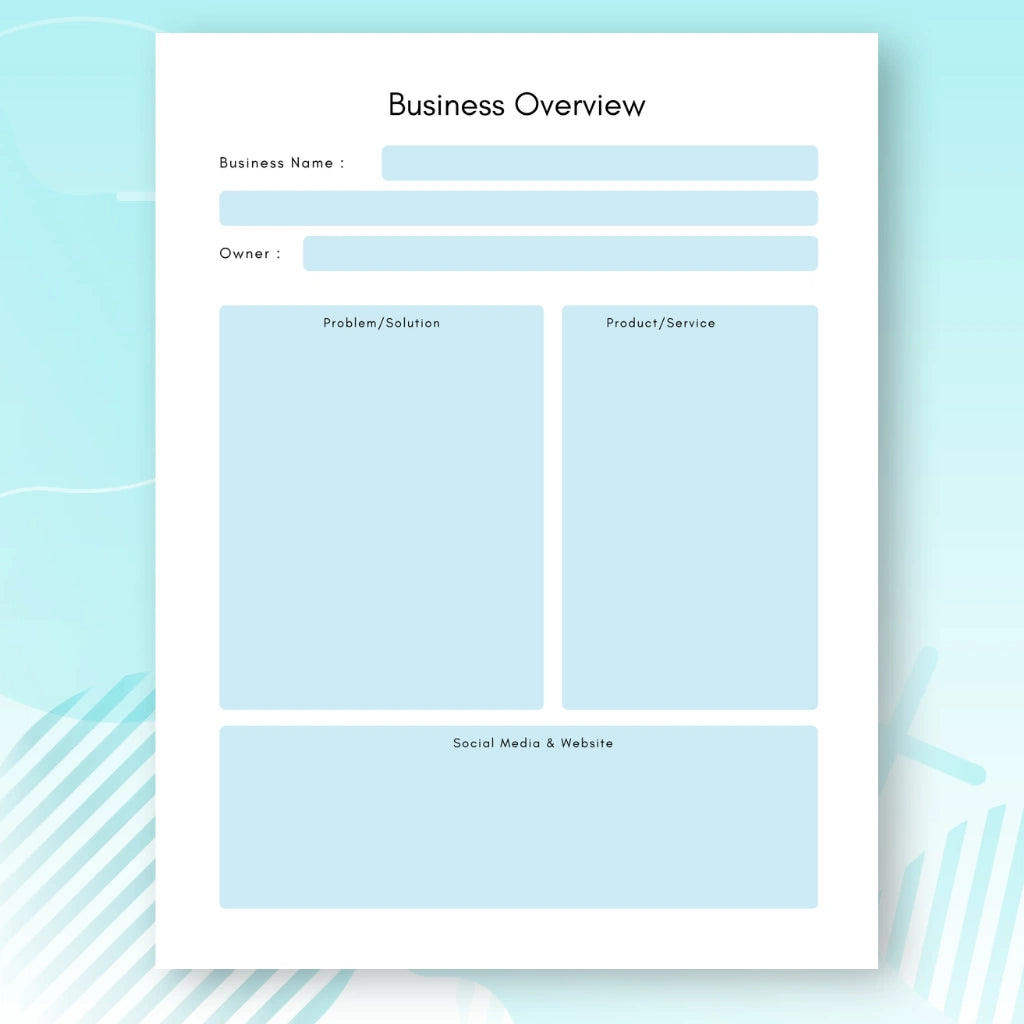 Editable Budget & Goal Planner Template