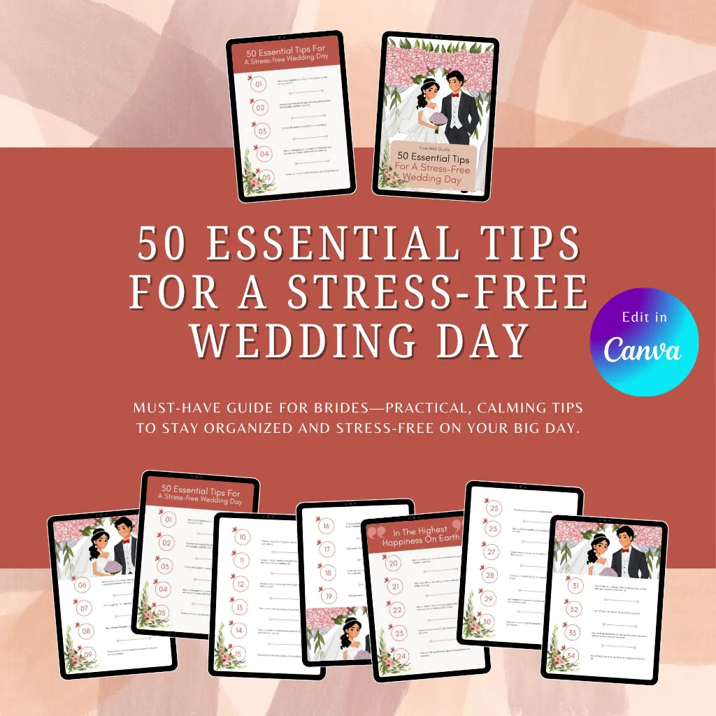 Editable Canva Wedding Planner