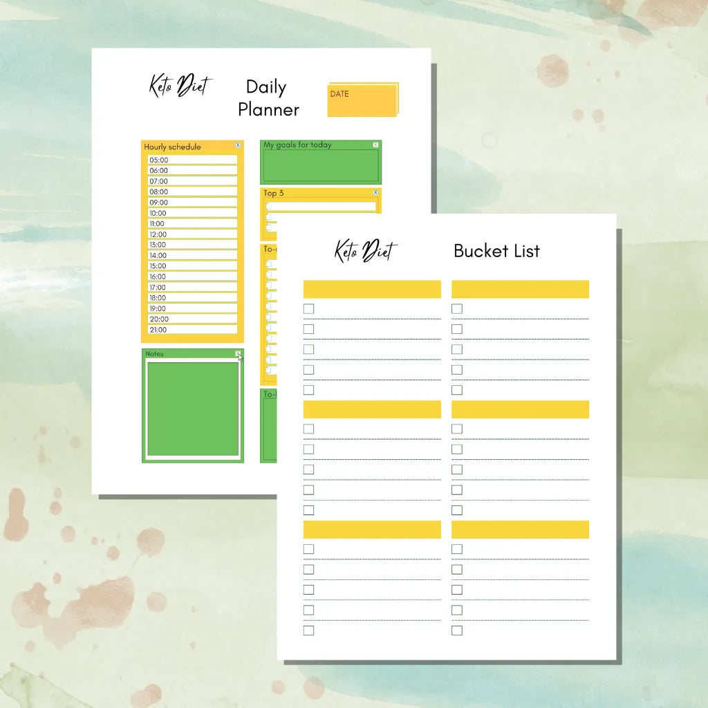 Editable Keto Diet Tracker