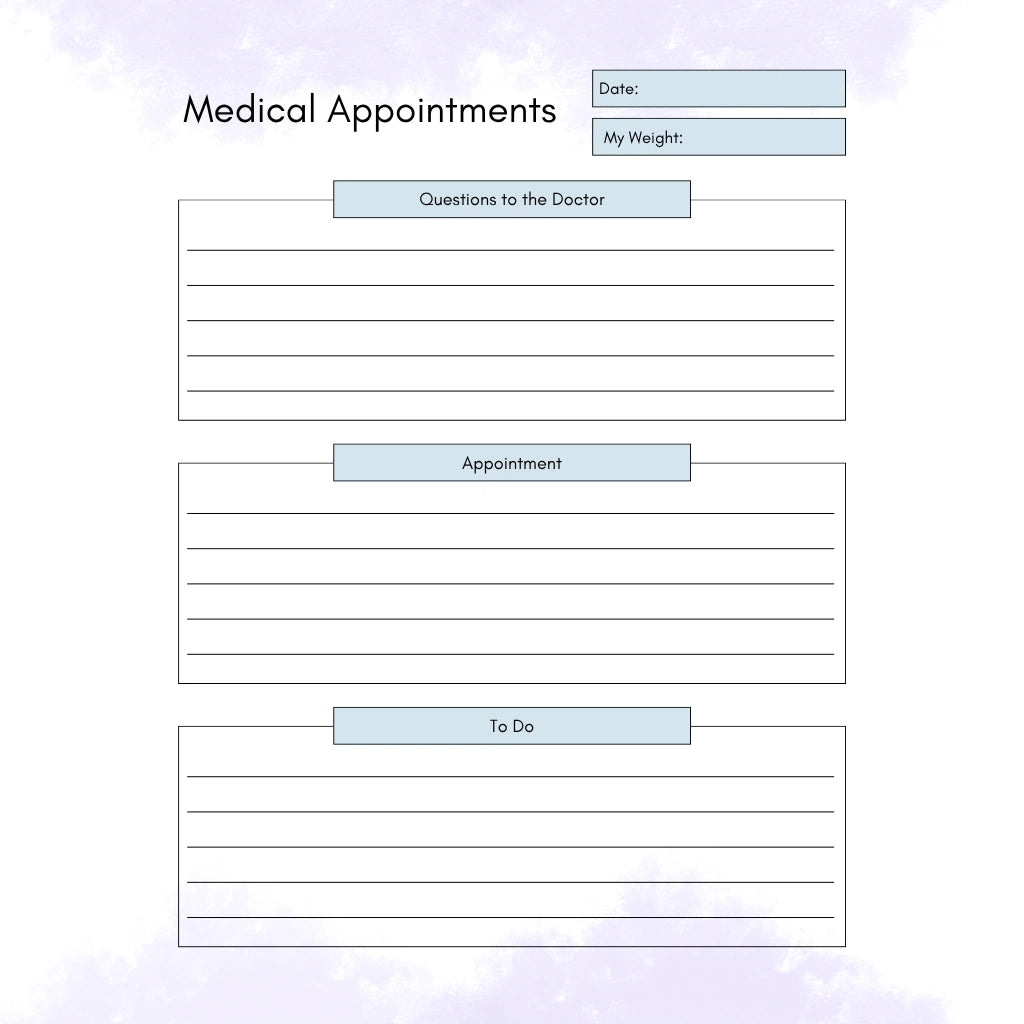 Editable Pregnancy Planner