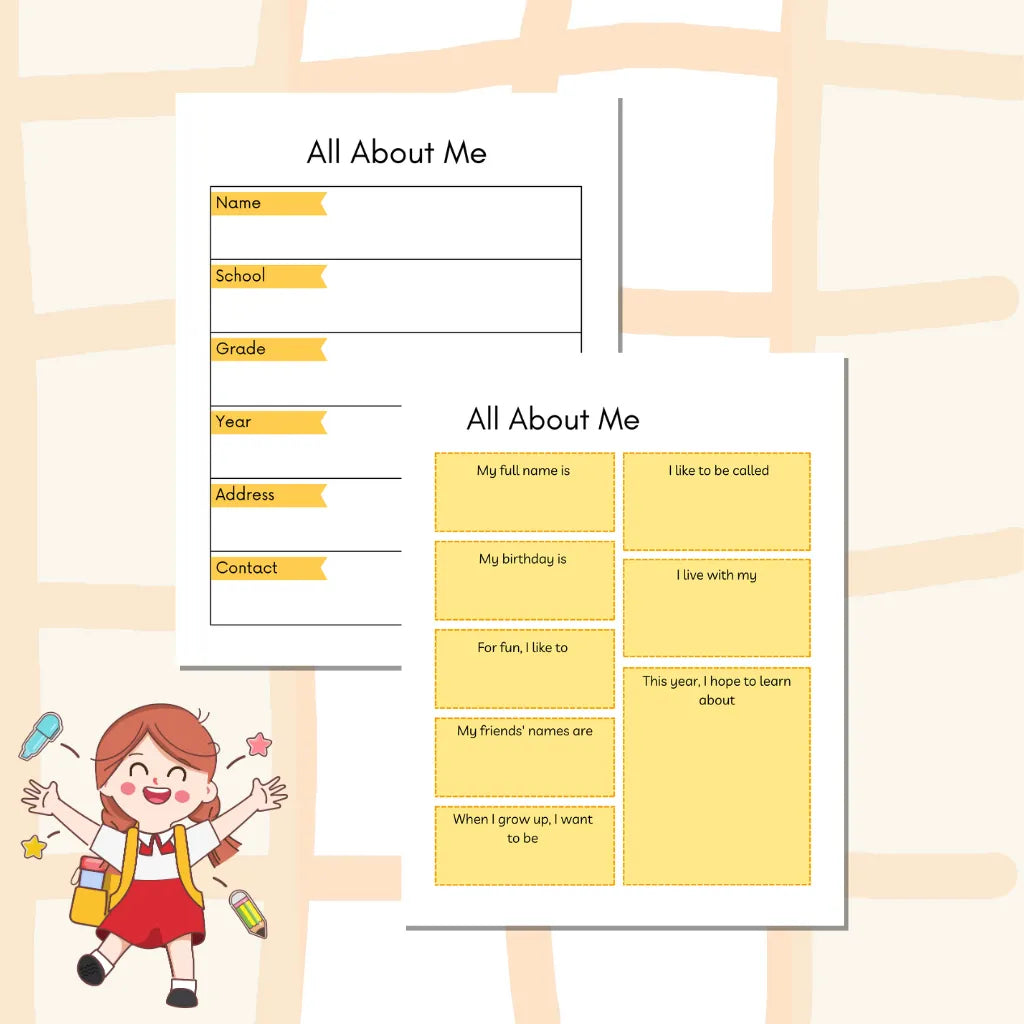 Editable Student Organizer Canva