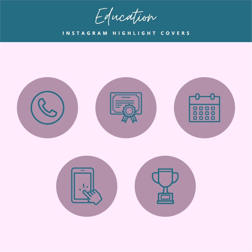 Education & School Instagram Highlight Covers