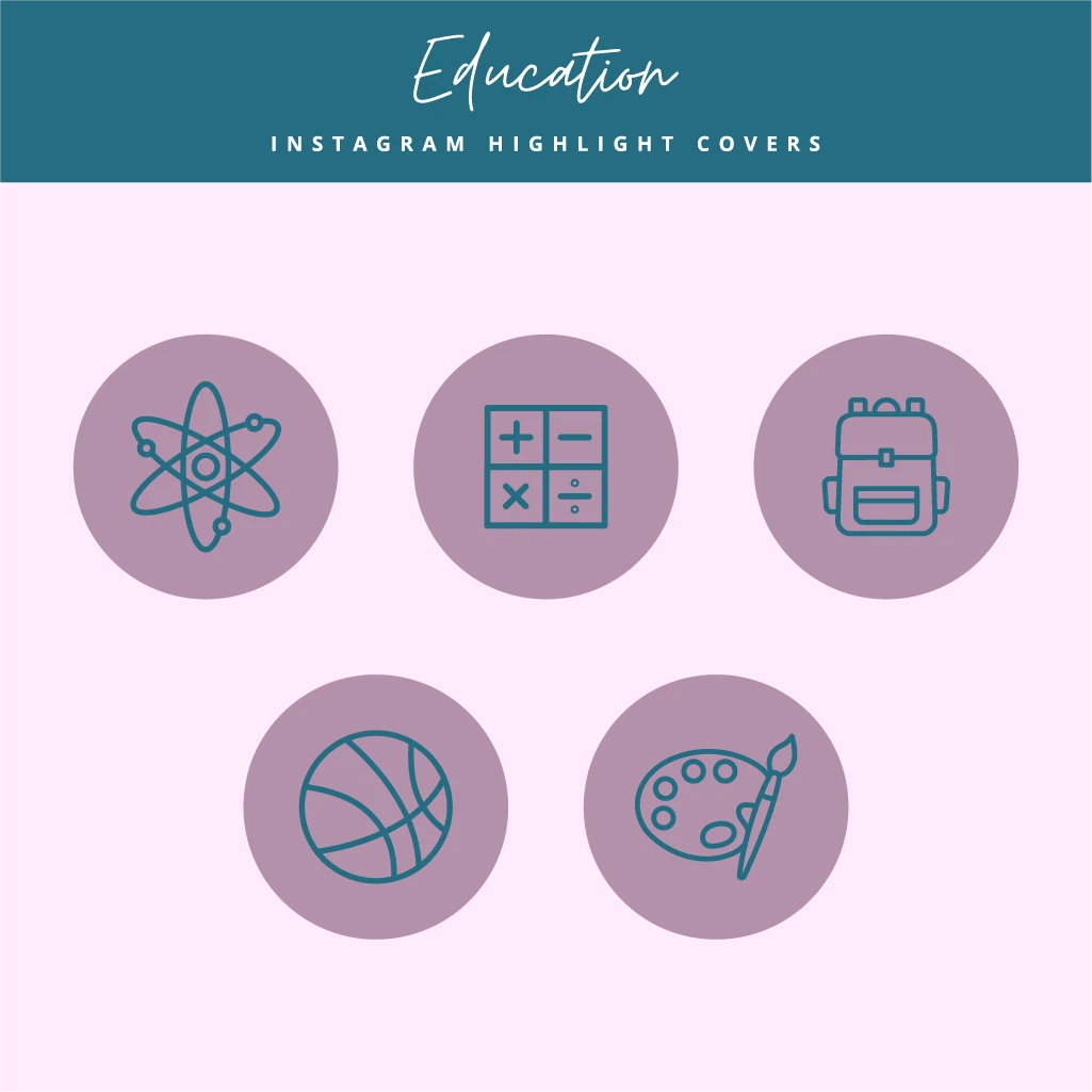 Education & Learning Instagram Highlight Covers