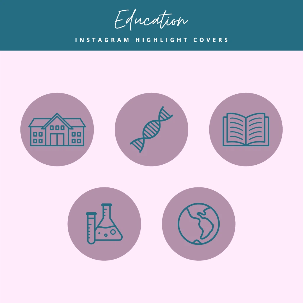 Education Instagram Highlight Covers