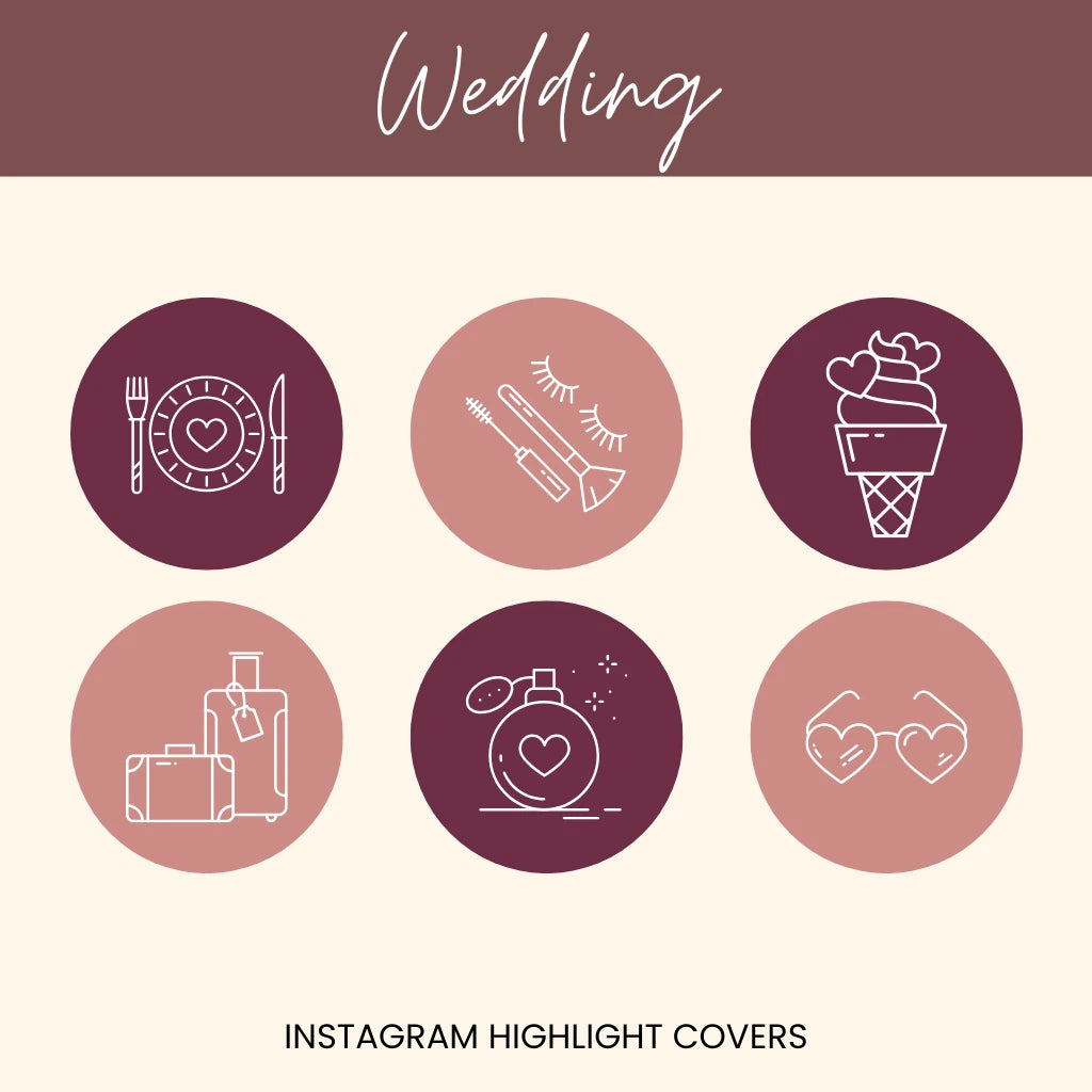 Elegant Wedding Social Media Covers