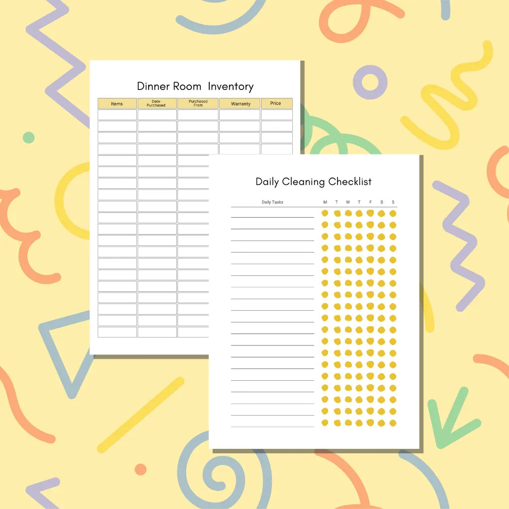 Family Chore & Cleaning Planner