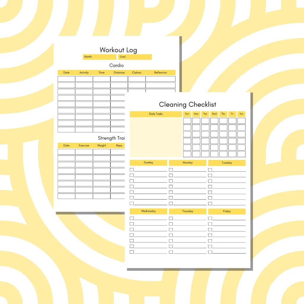 Family Household Planner Canva