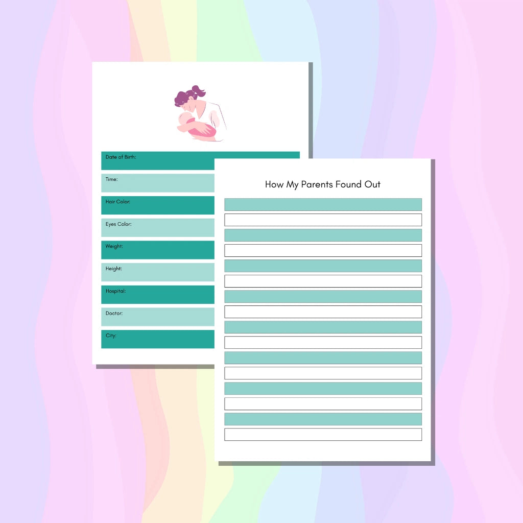 Family Memory Book for Parents