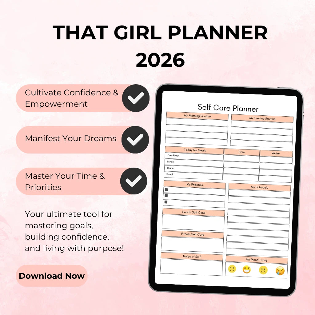 Feminine Self-Care Planner 2026