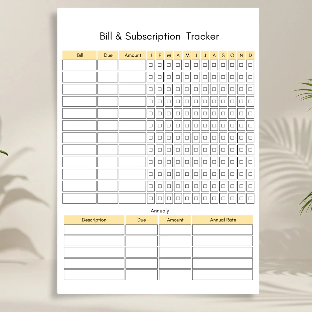 Financial Goal Setting Template