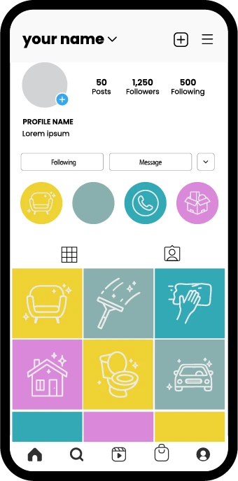 Cleaning Services Instagram Highlight Covers