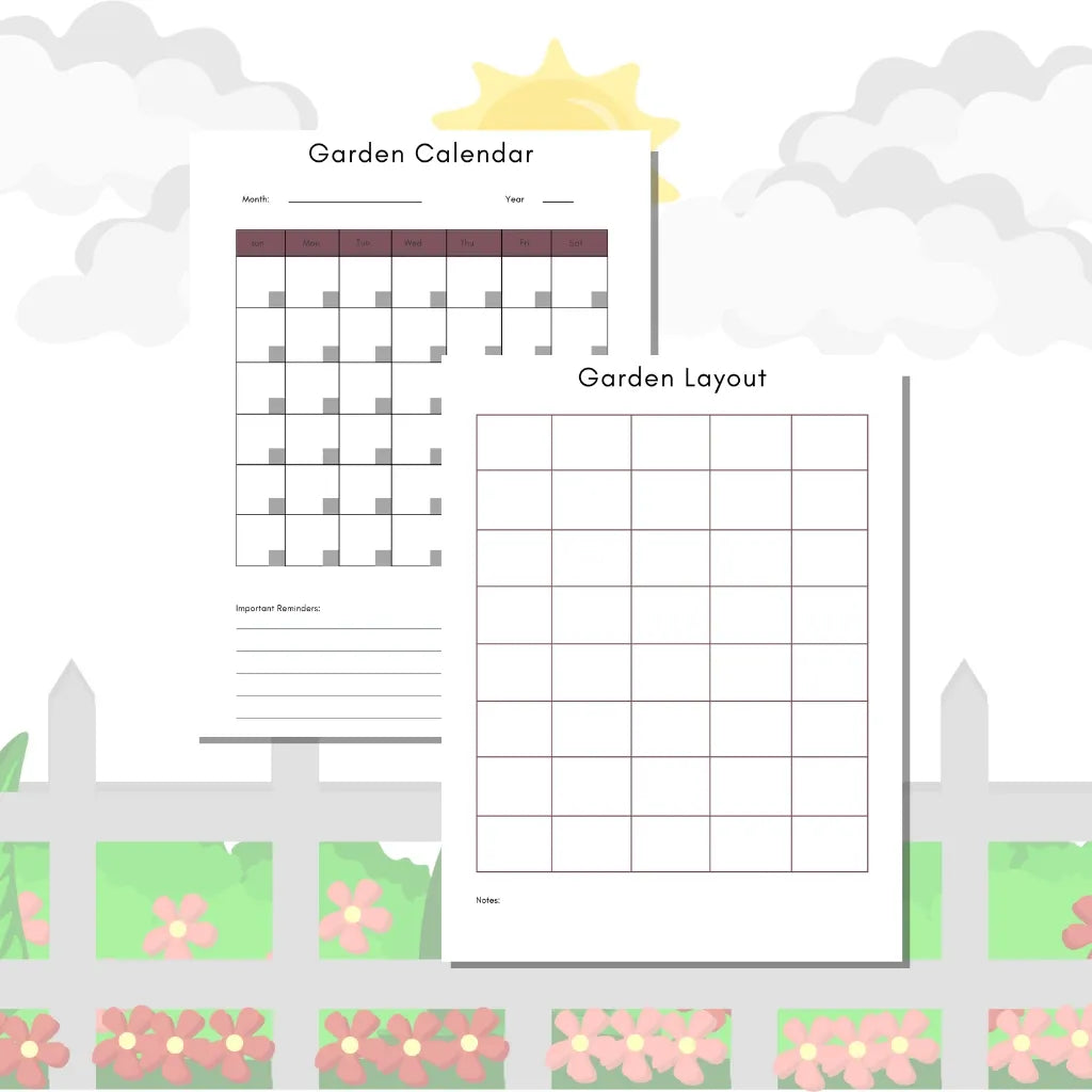 Gardening Layout & Calendar Organizer
