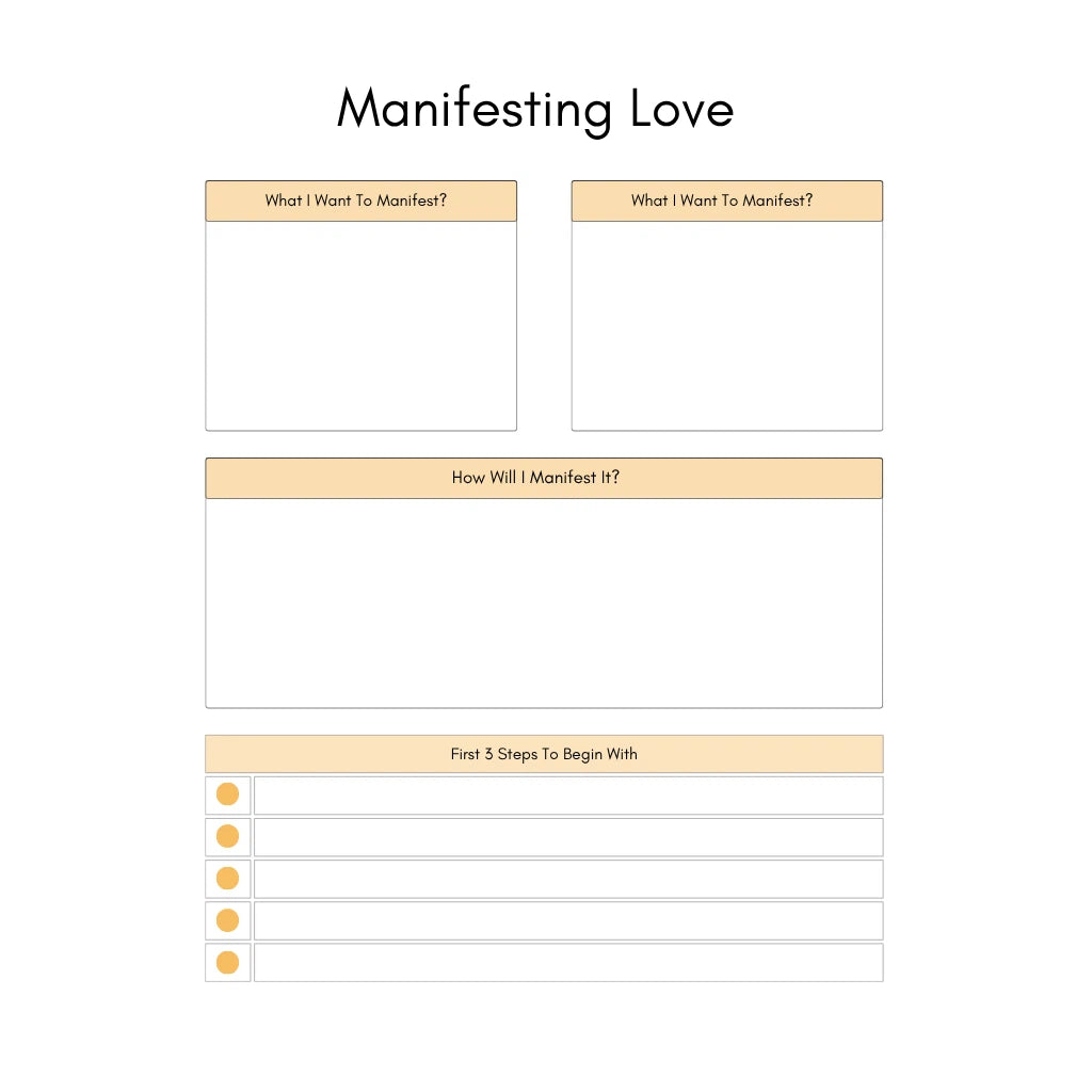 Gratitude & Mindset Journal Template