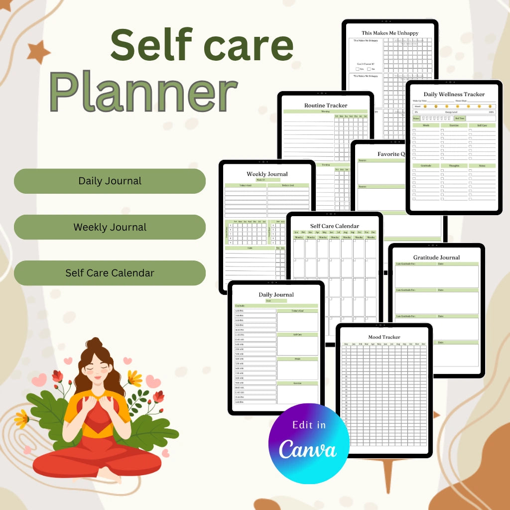 Gratitude and Affirmation Journal Canva