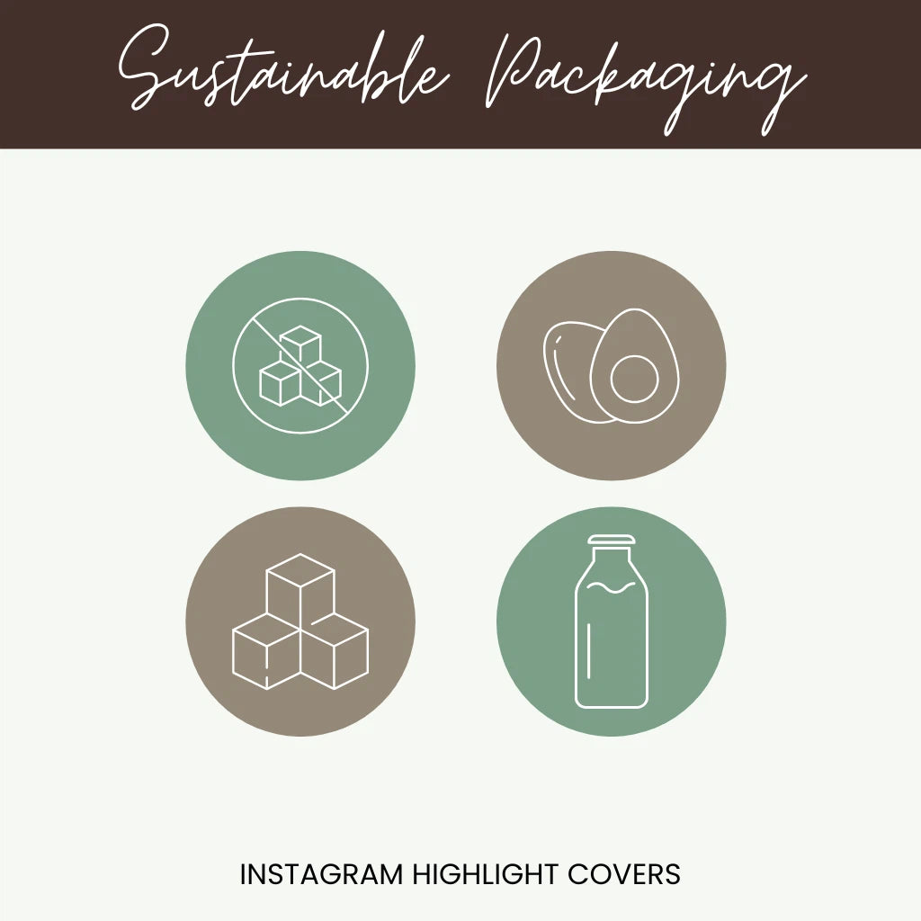 Green Eco-Friendly Instagram Highlight Covers