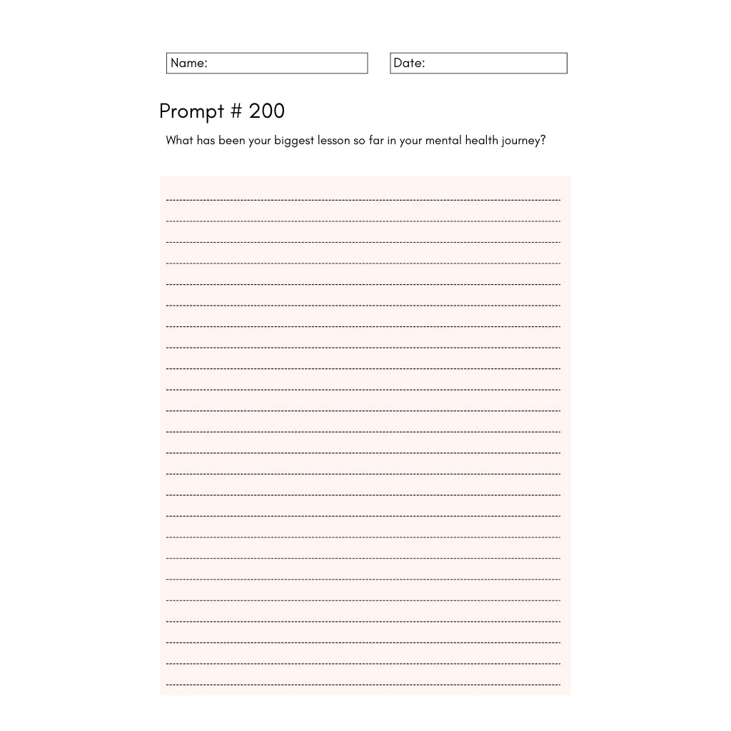 Guided Mental Health Journal Canva