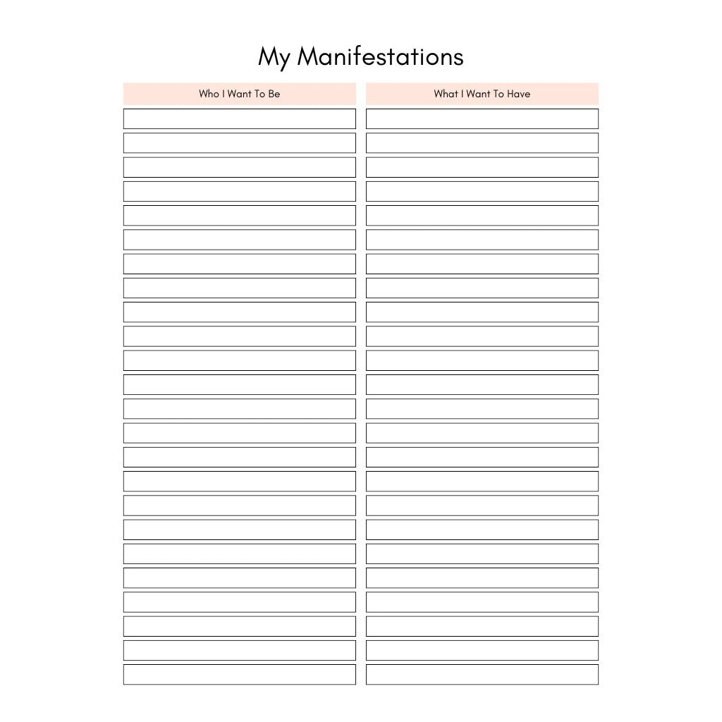 Healing & Mindfulness Journal Template