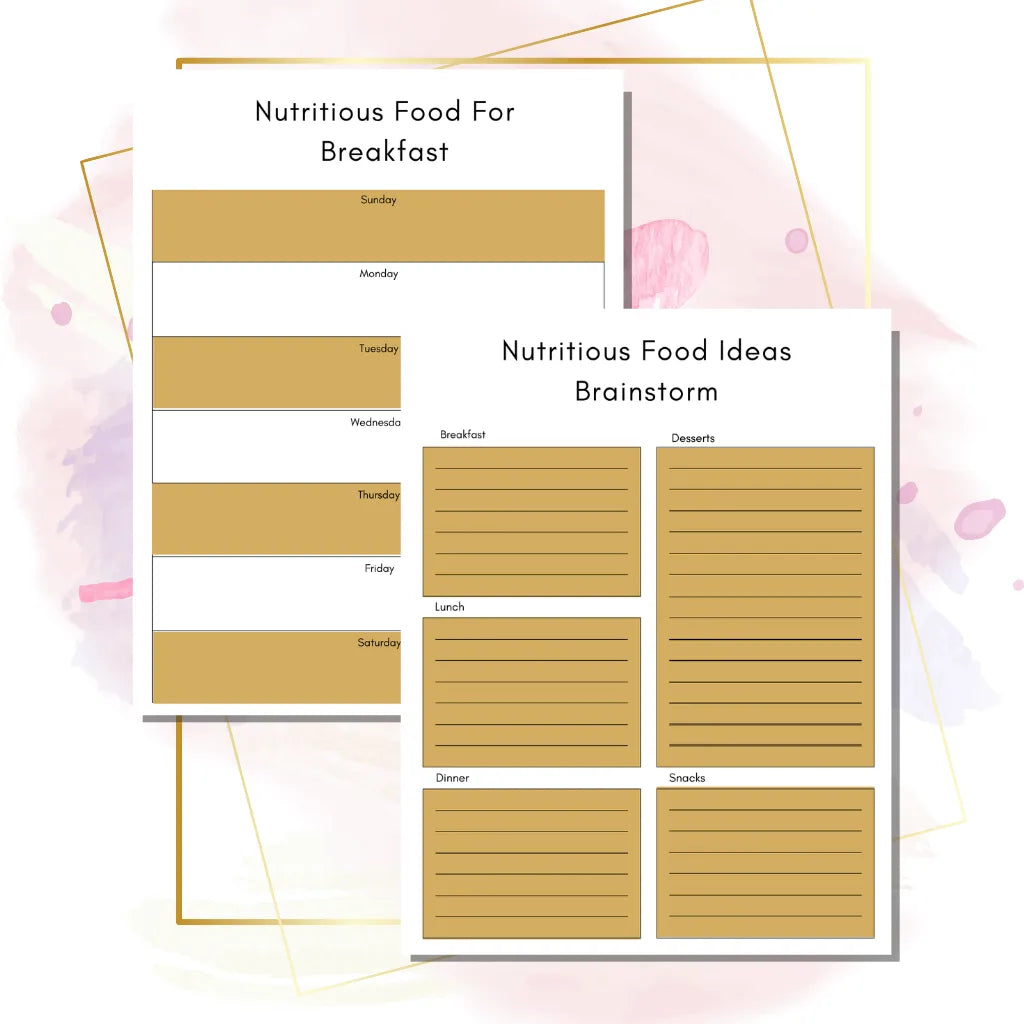 Health & Wellness Planner Template