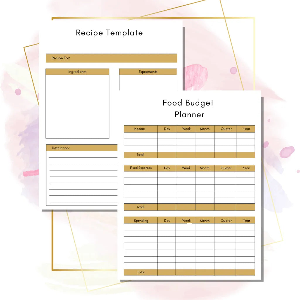 Healthy Lifestyle Planner Canva