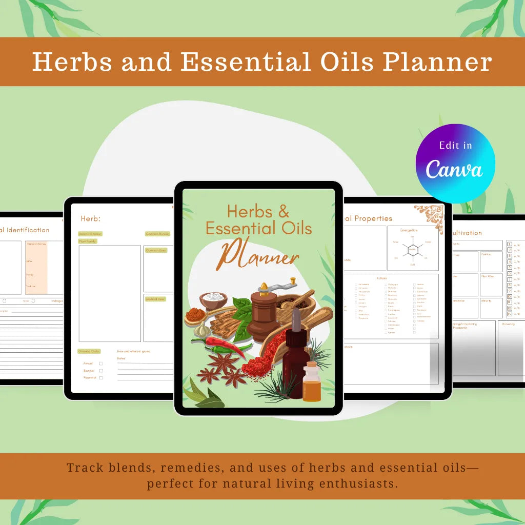 Holistic Living Planner Canva