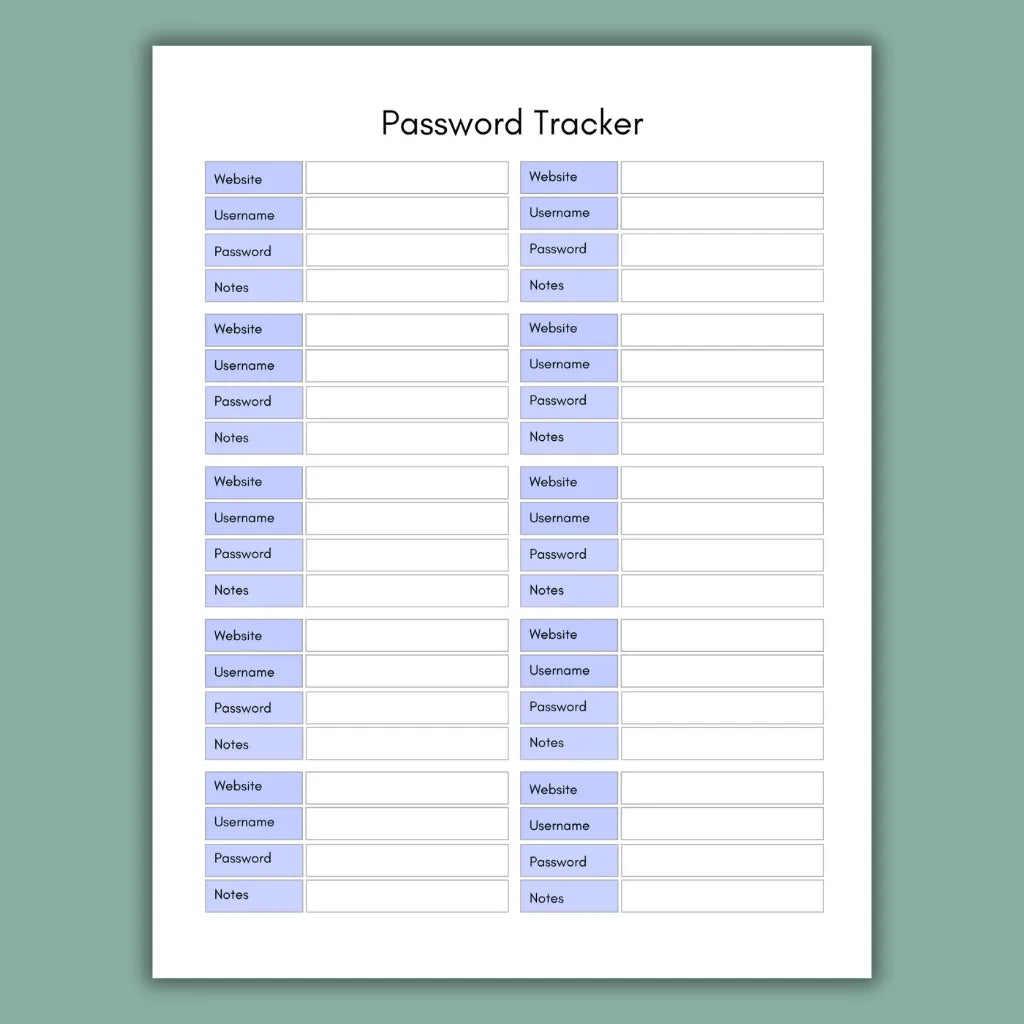 Home Office Productivity Planner Canva