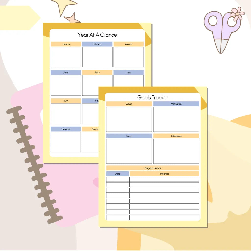 Homeschool Goal Setting Journal