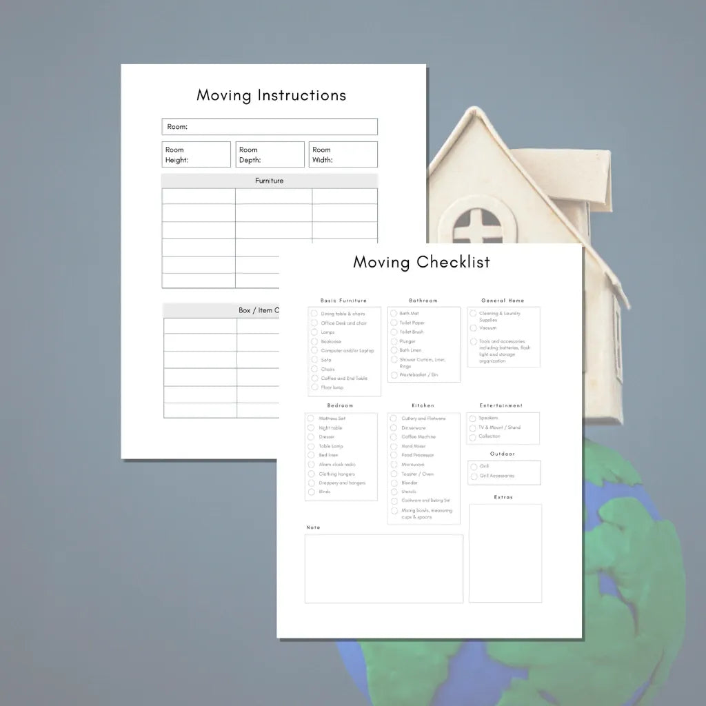 House Move Organization Template