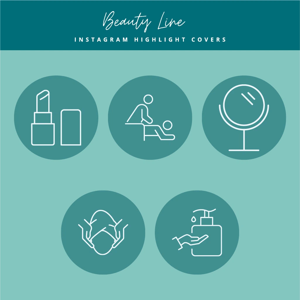 Instagram Highlight Covers for Salons, Spas & Wellness Coaches