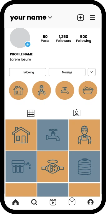 Instagram Highlight Templates for Plumbers