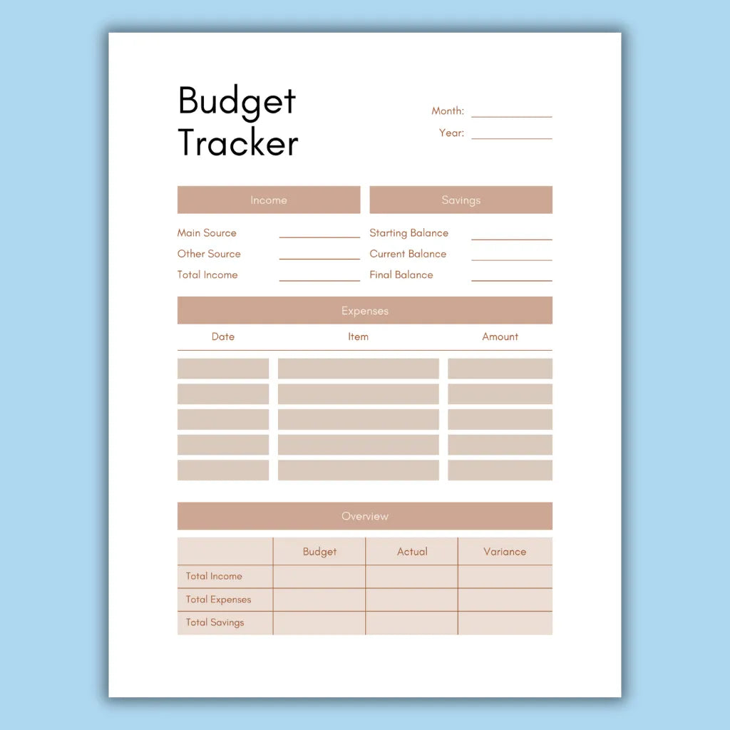 Lifestyle Planner Canva Editable