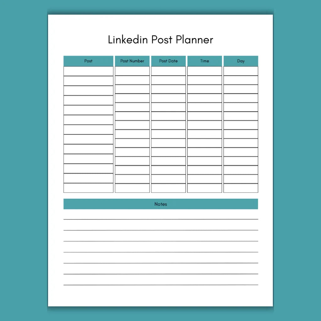 LinkedIn Strategy Planner