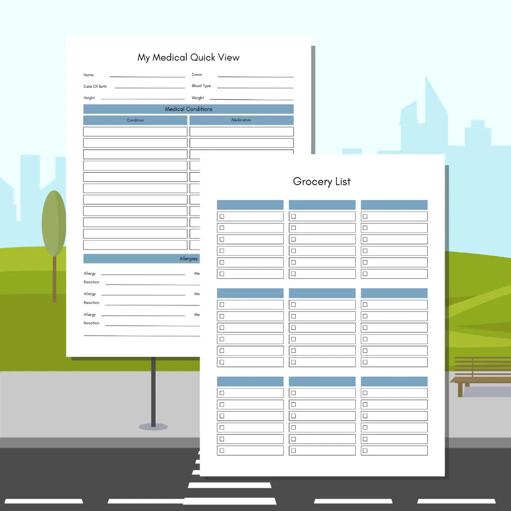 Medical & Wellness Organizer Canva Template