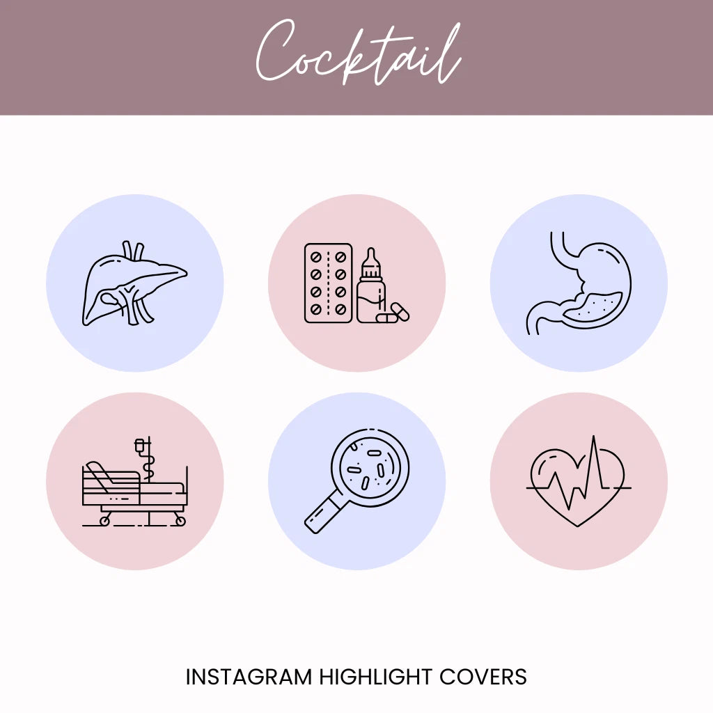 Medicine Instagram Highlight Covers for Healthcare Professionals