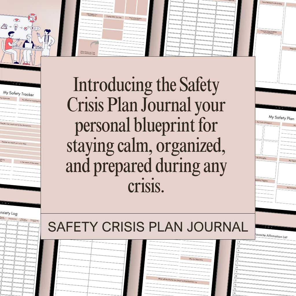 Mental Health Planner Canva Template