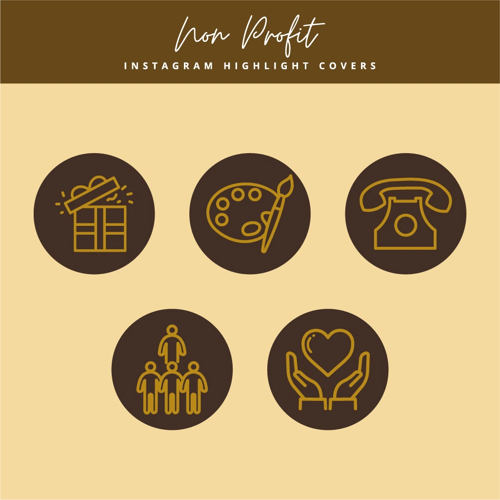 NGO Storytelling Canva Highlight Templates