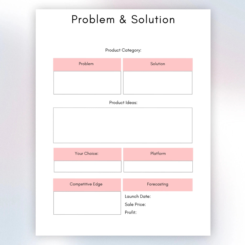 New Product Development Planner